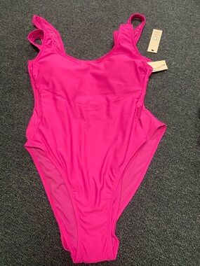 No Boundaries Hot Pink One-Piece Swim Suit